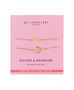 My Jewellery - armband set moeder dochter goud