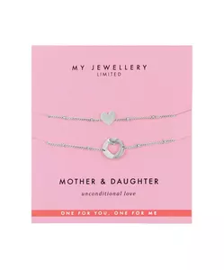 My Jewellery - armband set moeder dochter zilver