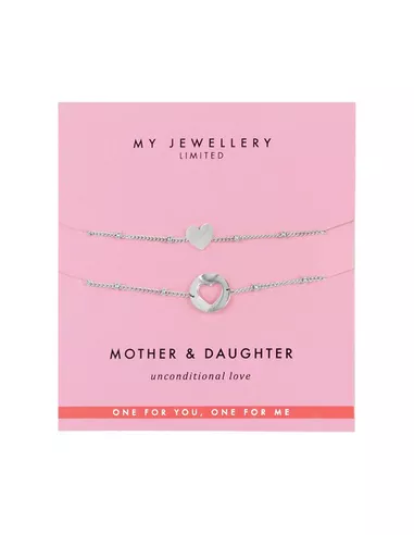 My Jewellery - armband set moeder dochter zilver