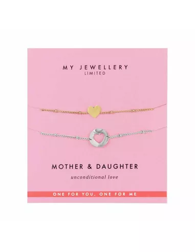 My Jewellery - armband set moeder dochter goud & zilver