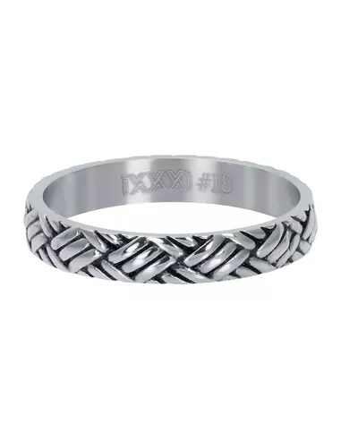 iXXXi ring Love knot 4mm zilver