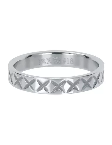 iXXXi ring X Line zilver