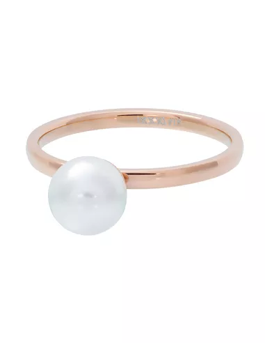 iXXXi ring 1 Pearl white 2mm rose
