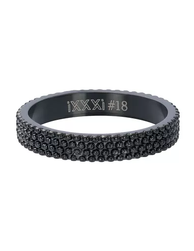 iXXXi ring Caviar 4mm zwart
