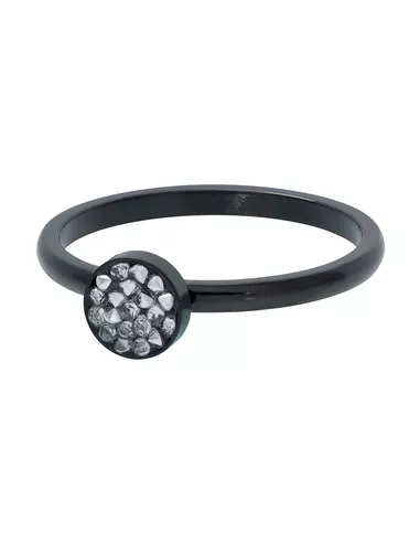 iXXXi ring Cup stones 2mm zwart