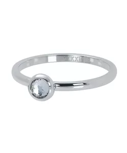 iXXXi ring 1 Zirconia white 2mm zilver