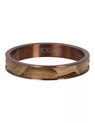 iXXXi ring print 4mm bruin