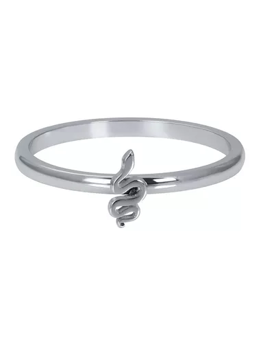 iXXXi ring Symbol snake 2mm zilver