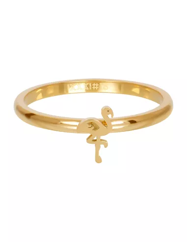 iXXXi ring Symbol flamingo goud