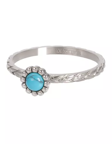 iXXXi ring Inspired Turquoise zilver