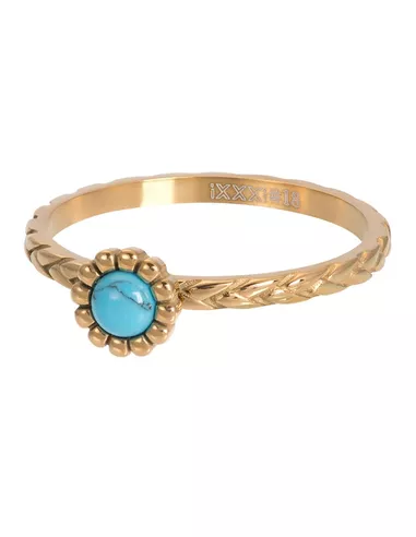 iXXXi ring Inspired Turquoise goud