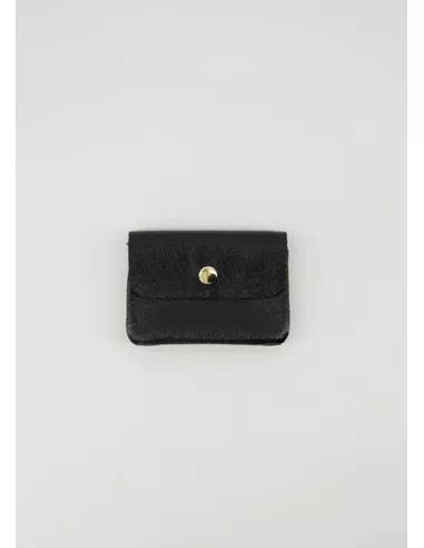 Mollie portemonnee metallic zwart