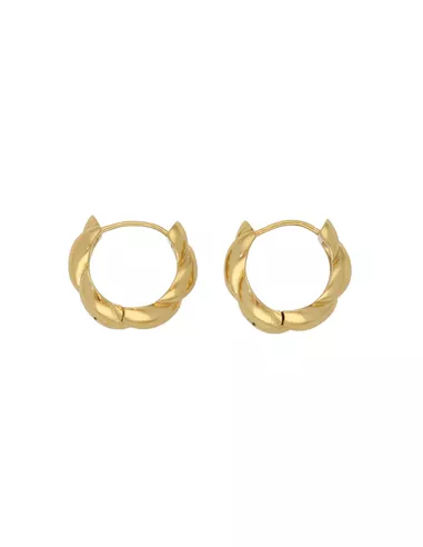 Camps & Camps - Iconic Twisted Earrings goud