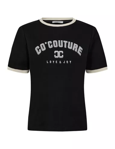 Co'Couture Edge CC t-shirt zwart