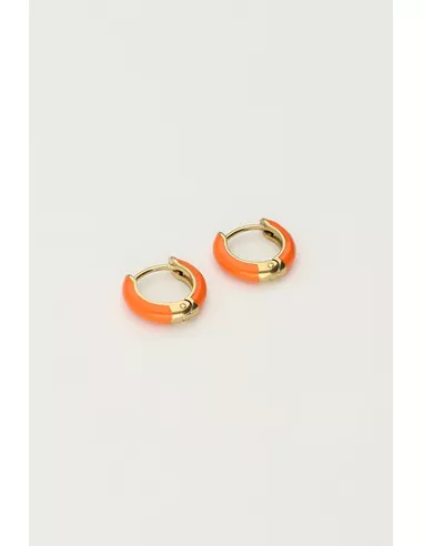 My Jewellery - Candy kleine oorringen oranje