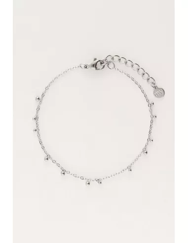 My Jewellery - Valentijn armband kleine bolletjes zilver