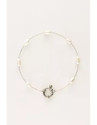 My Jewellery - Valentijn minimalistische armband parels zilver
