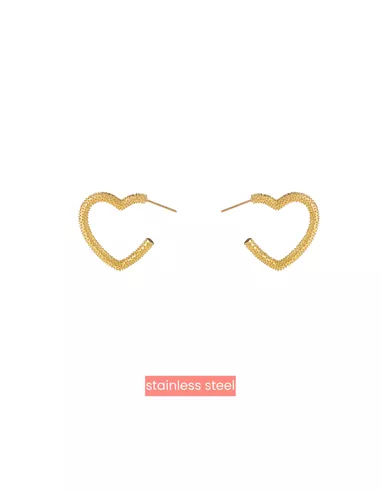 Valentine oorbellen goud