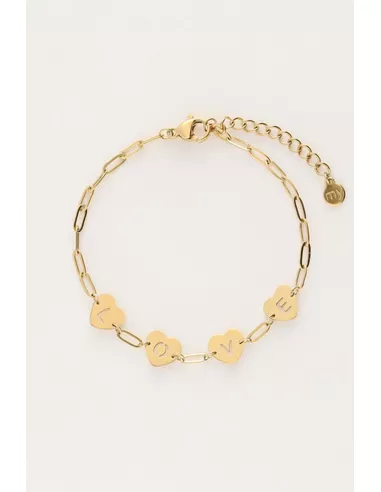 My Jewellery - Armband love goud