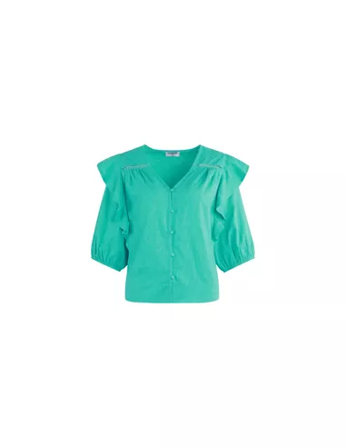 FLURESK - Amari blouse groen