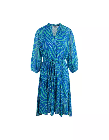 FLURESK - Millie jurk blauw