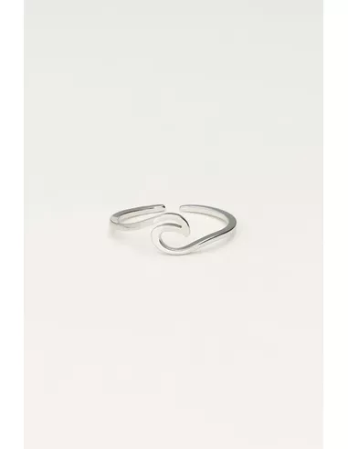 My Jewellery - Ocean ring wave zilver