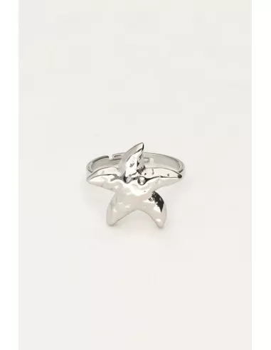 My Jewellery - Ocean ring met zeester zilver
