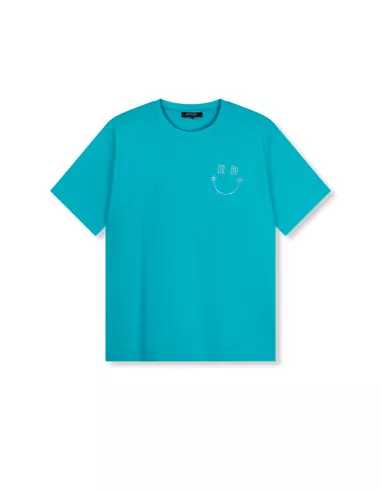 Mexie t-shirt rhinestone turquoise