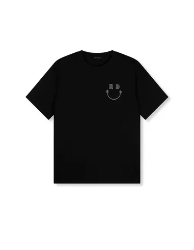 Mexie t-shirt rhinestone zwart