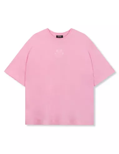 Refined Department Rita t-shirt smiley soft pink